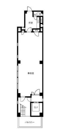 成友芝浦ビル 7階 間取り図