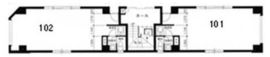 UJ浅草マンション 101 間取り図