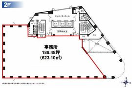 SHIMOMOTOビル 2階 間取り図