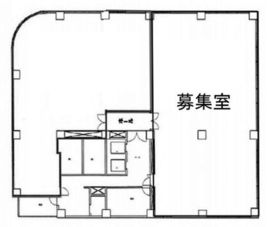 KDX⻄五反⽥ビル 3階 間取り図
