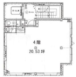 第2喜久ビル 4階 間取り図