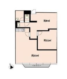 山手マンション 904 間取り図