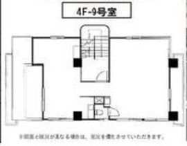 武田ビル(渋谷) 4階9号 間取り図