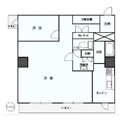 渋谷ホームズ 3階 間取り図