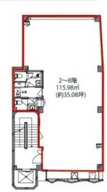 ザ･パークレックス虎ノ門 8階 間取り図