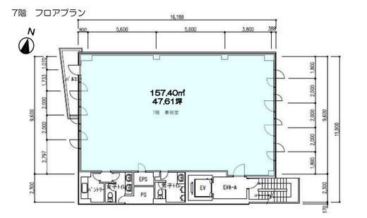 東穀アネックスビル 7階 間取り図