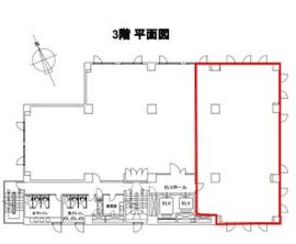 虎ノ門東洋共同ビル 3階事務所 間取り図