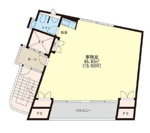 トースイビル 4階 間取り図
