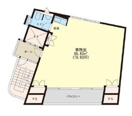 トースイビル 4階 間取り図