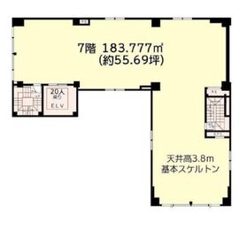 KDKビル 7階 間取り図