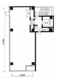 マルイビル 3階 間取り図