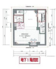 銀座AG1ビル B1階 間取り図