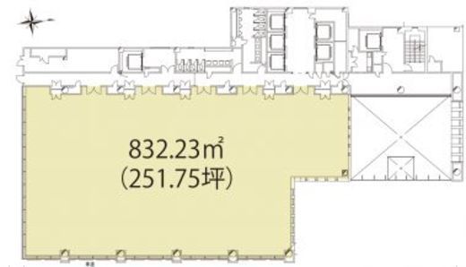 一番町東急ビル 2階 間取り図