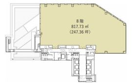 新目黒東急ビル 8階 間取り図