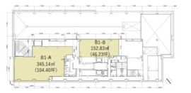 日本橋フロントビル B1B区画 間取り図