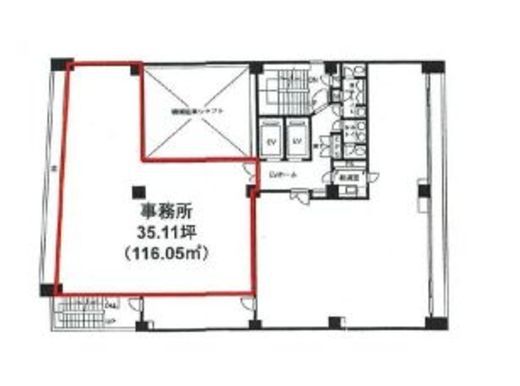 セントラルビル(東銀座) 7階 間取り図