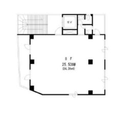 原宿KYビル 8階 間取り図