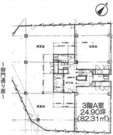 銀座8丁目10番ビル B1階B 間取り図