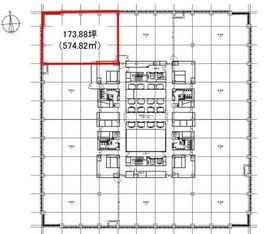 品川シーズンテラス 25階 間取り図
