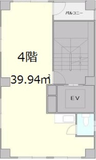 DJ銀座ビル 4階 間取り図