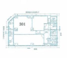第二荒川ビル 301 間取り図