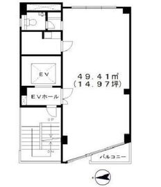 植村会館ビル 2階 間取り図