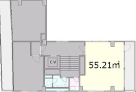 東成ビル 8階B 間取り図