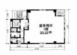 赤塚ビル(馬喰町) 7階 間取り図