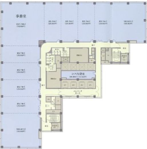 新宿エルタワー 24階 間取り図