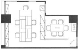 アイオス銀座 304 間取り図