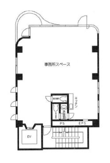 オーツービルディング 10階 間取り図