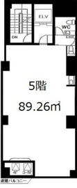 銀座小寺ビル 5階A 間取り図