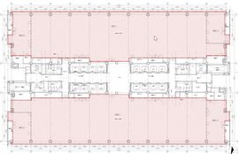 トレードピアお台場 12階北・南区画 間取り図