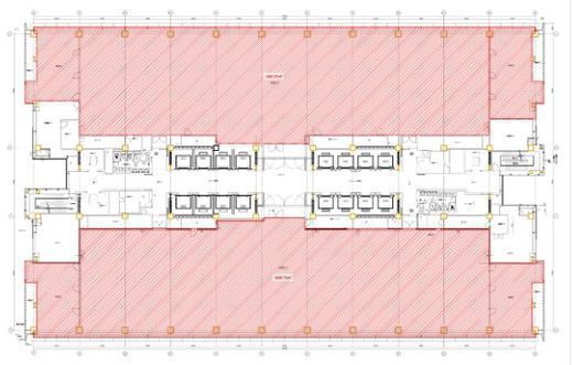 トレードピアお台場 14階北・南 区画 間取り図