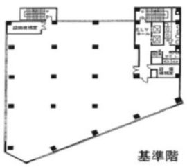 いちご銀座612ビル 6階D 間取り図