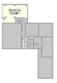 第一白川ビル 2階E 間取り図