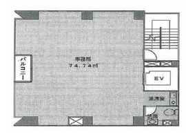 レオロックビル 3階 間取り図