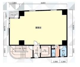 MKビル 2階 間取り図