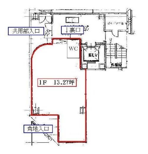 TKKビル 1階 間取り図