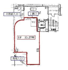 TKKビル 1階 間取り図