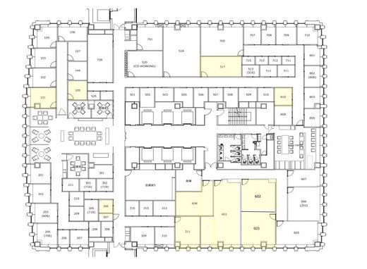 エキスパートオフィス新橋 601 間取り図