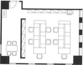 アイオス銀座 713 間取り図