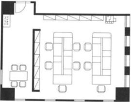 アイオス銀座 713 間取り図