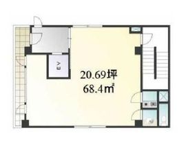 山京ビル第2別館 2階 間取り図