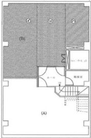 並木ビル B1階B 間取り図