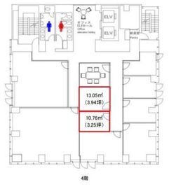 日総第22ビル 408 間取り図