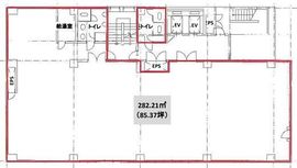 五反田ハタビル 3階 間取り図