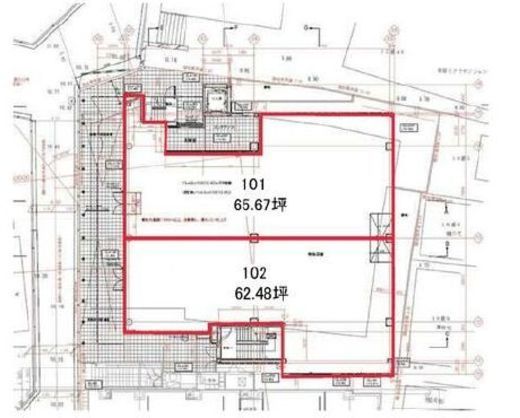 渡辺電気工業本社ビル 102 間取り図