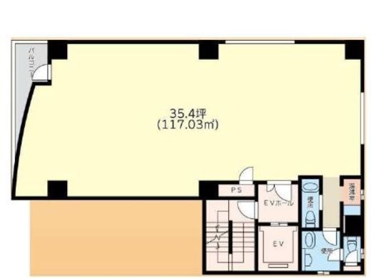 虎ノ門ACTビル 4階 間取り図