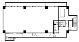 鈴ビル B1階 間取り図